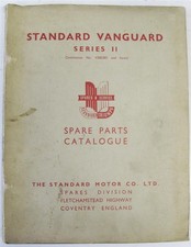 STANDARD Vanguard Series II Car Spare Parts List #501245 V200,001 and Future