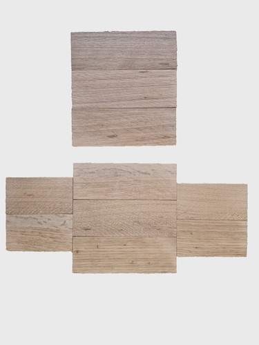 Oak offcuts pieces hardwood - 10,