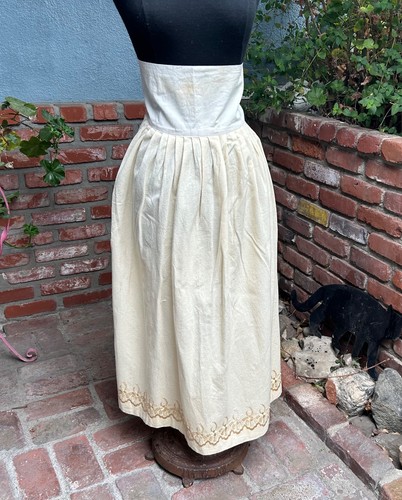 Antique petticoat unused - antique,