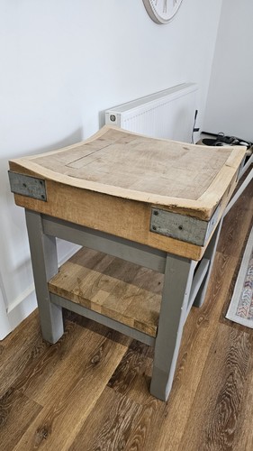 Antique maple butchers block - maple,