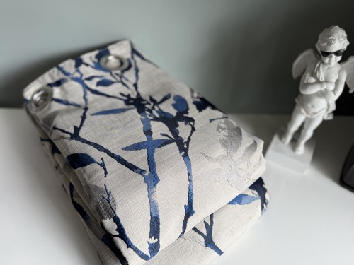 Dunelm zen jacquard blue - zen,