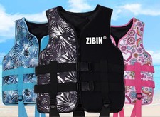 Life Jackets Vest Kid Adult Ski Kayak Buoyancy Swim Watersport Aid Sailing -