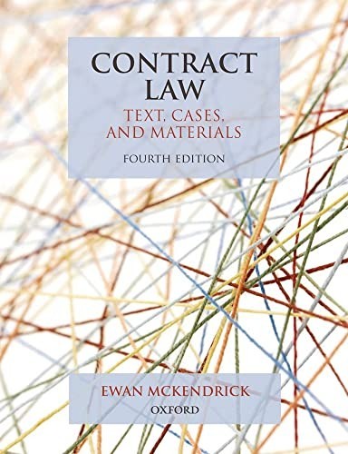 Contract law text cases and - law:,