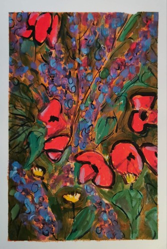 Original acrylic painting a3 - original,
