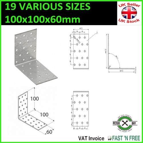 Galvanised corner brace - galvanised,