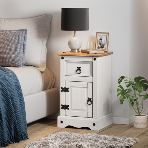 Corona bedside pot cupboard - bedside,