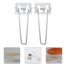 2pcs Metal Table Legs Foldable