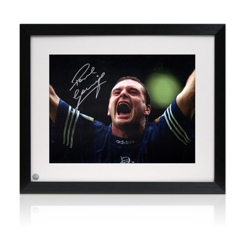 Paul gascoigne signed rangers - signed,