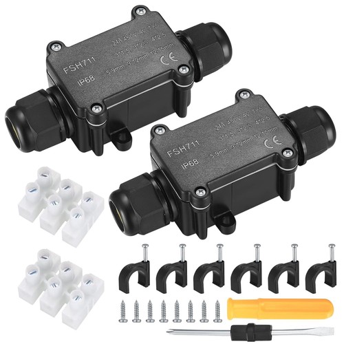 Pcs ip68 waterproof junction - 2,