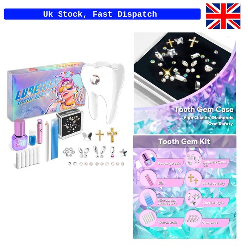 Diy tooth gem kit with - diy, giue,30