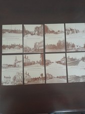 8x Old Postcards Of LONG EATON Past & Present (Raven Press Long Eaton 1989)