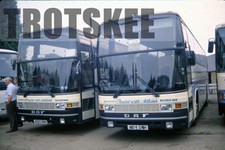 35mm Slide Adkins Upper Bodingham DAF SB2300DHS585 Jonckheere A124SNH 1999 Orig