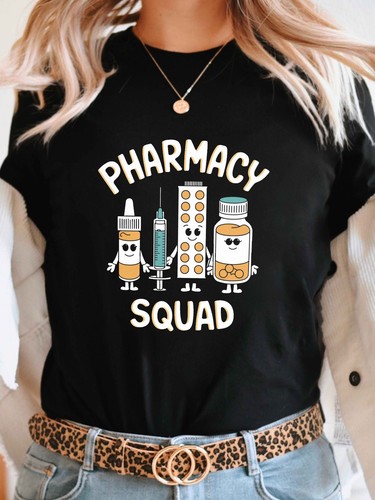 Squad print shirt - t, short