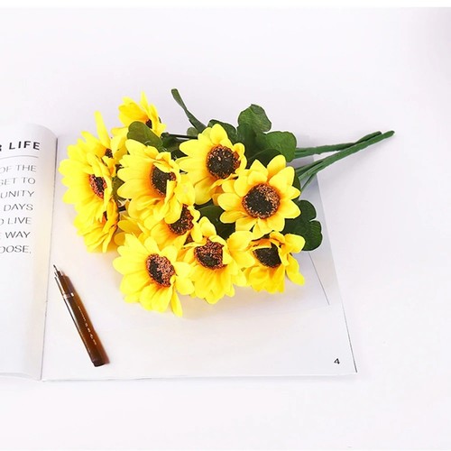 Heads sunflowers artificial - 7,