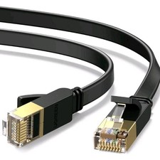 UGREEN Ethernet Cable, Cat 7 Flat High-Speed Gigabit Network Cable, U/FTP 10