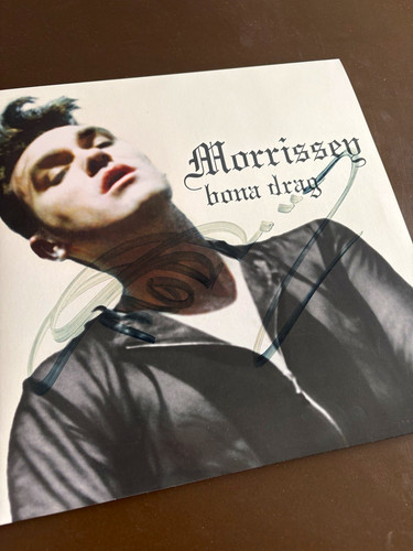 Morrissey signed bona drag - morrissey, 12"