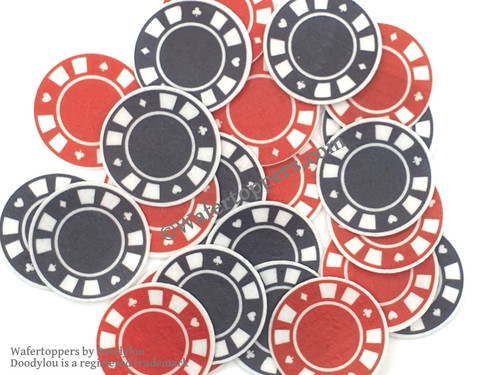 Edible poker chip casino - chip,