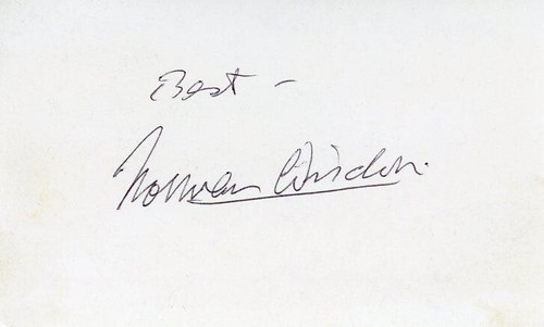 Norman wisdom signed - norman, wisdom-signed
