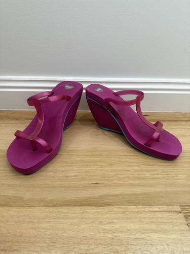 Melissa hot pink glitter - pink, jelly
