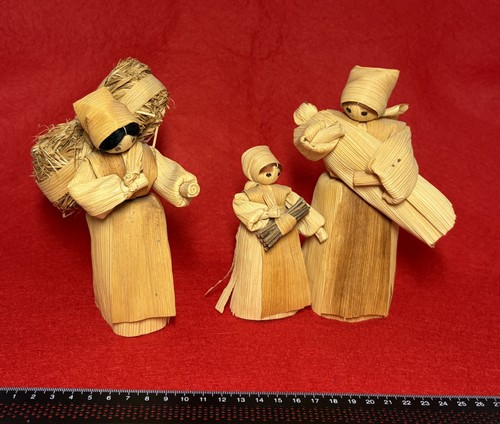 Bundle vintage corn husk dolls - vintage,