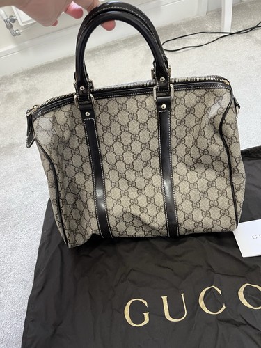 Gucci canvas boston bag - gucci,