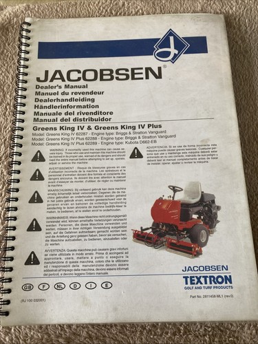 Jacobsen greens king plus - jacobsen, iv