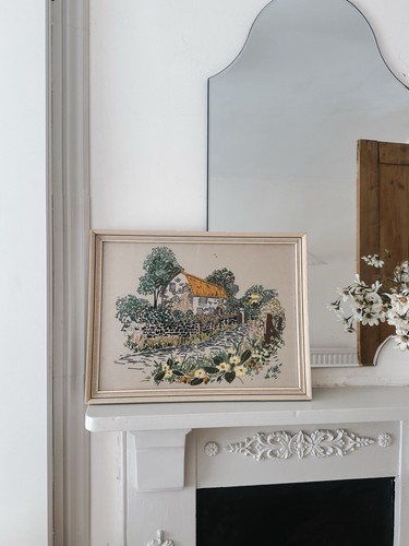 Vintage handmade embroidery - handmade,