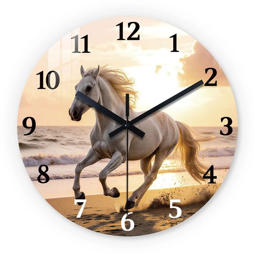 Galloping horse sunset - 10",