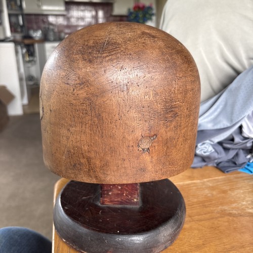 Antique wooden hat block - antique,