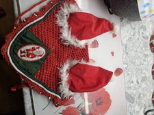 Christmas Ear Bonnet Ear Net Horse Santa Claus Fly Veil Full Pony COB UK Stock