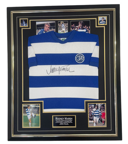 Framed rodney marsh qpr - framed,