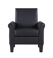 Upholstered Faux Leather Tub