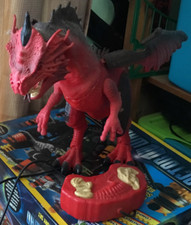 DINOSAUR PLANET Spray Dragon Walking Dinosaur With Controller Red Remote Control