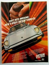 1982 DATSUN 5-Speed Turbo-ZX 2 Seater Sports Car Magazine Ad