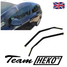 Heko Wind Deflectors For Seat Leon Mk2 Fr Cupra 5-Door 2005-2012 4PC Tinted