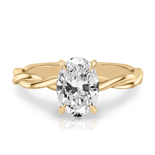 Diamond ring wedding gold lab - diamond,