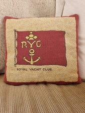Royal Yacht Club Tapestry Cushion