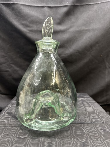 Antique green glass wasp - green, wasp/fly