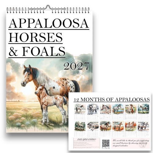 Appaloosa horse calendar - appaloosa,