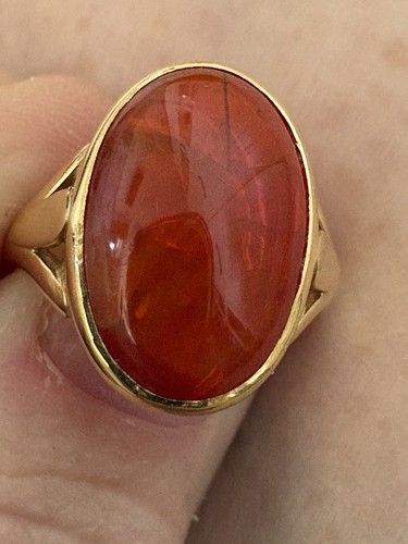 Vintage 18ct yellow gold large - vintage,