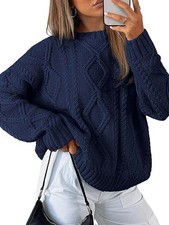 Women'S Oversized Cable Knit