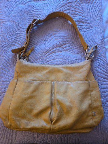 Yellow leather oioi - yellow, maternity