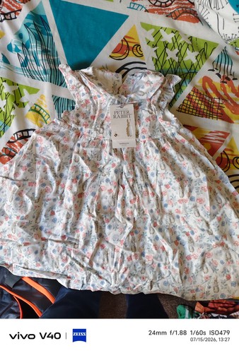 Baby peter rabbit frock cream - baby,