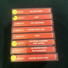 Atari cassettes - 8 tapes