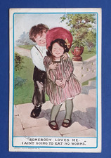 COMIC, 'SOMEBODY LOVES ME', 1909 PMK, HALL, DOUGLAS PLACE, QUEENS RD, BAYSWATER