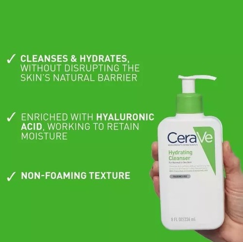 Cerave hydrating cleanser for - cleanser,