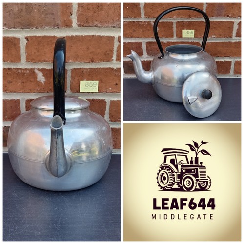 Swan brand aluminium kettle - aluminium, 7