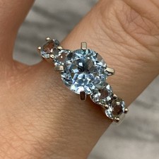 925 Sterling Silver Blue Topaz