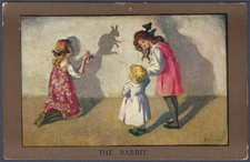 The Rabbit - 1929 art postcard by Sybil Barham