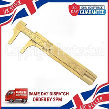 4" INCH BRASS VERNIER METAL STEEL SLIDING CALIPER MEASURING GAUGE HEIGHT TOOL